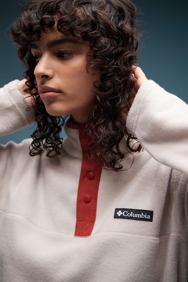 Columbia White Steens Half-Snap Fleece  #2