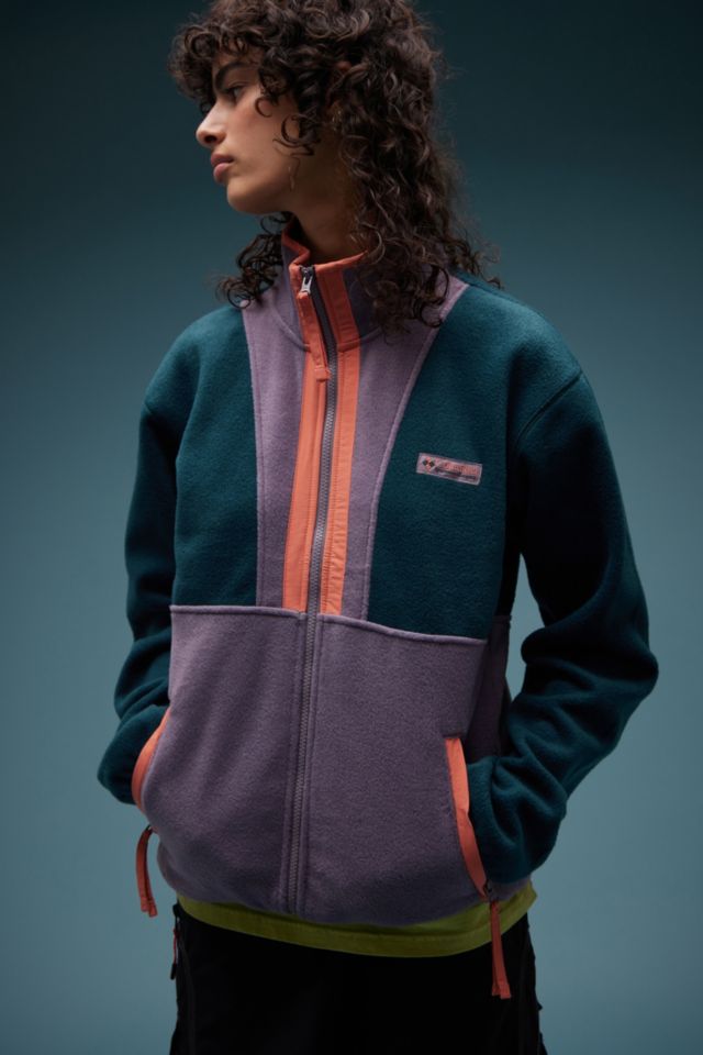 Columbia Purple Back Bowl Fleece