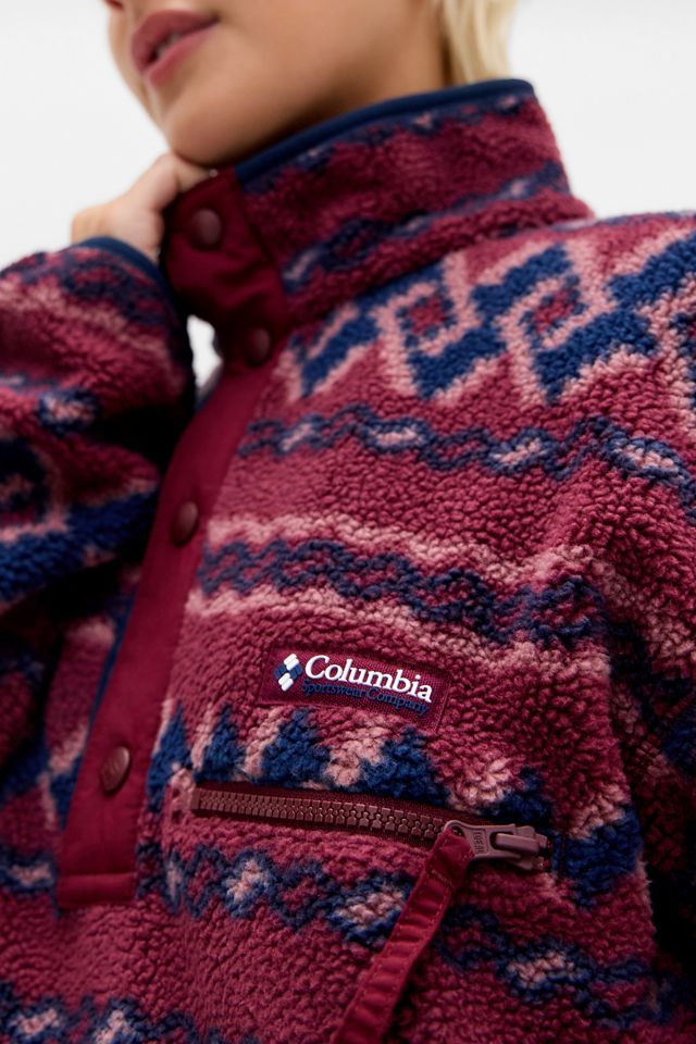Columbia Helvetia Printed Half Snap Fleece #1