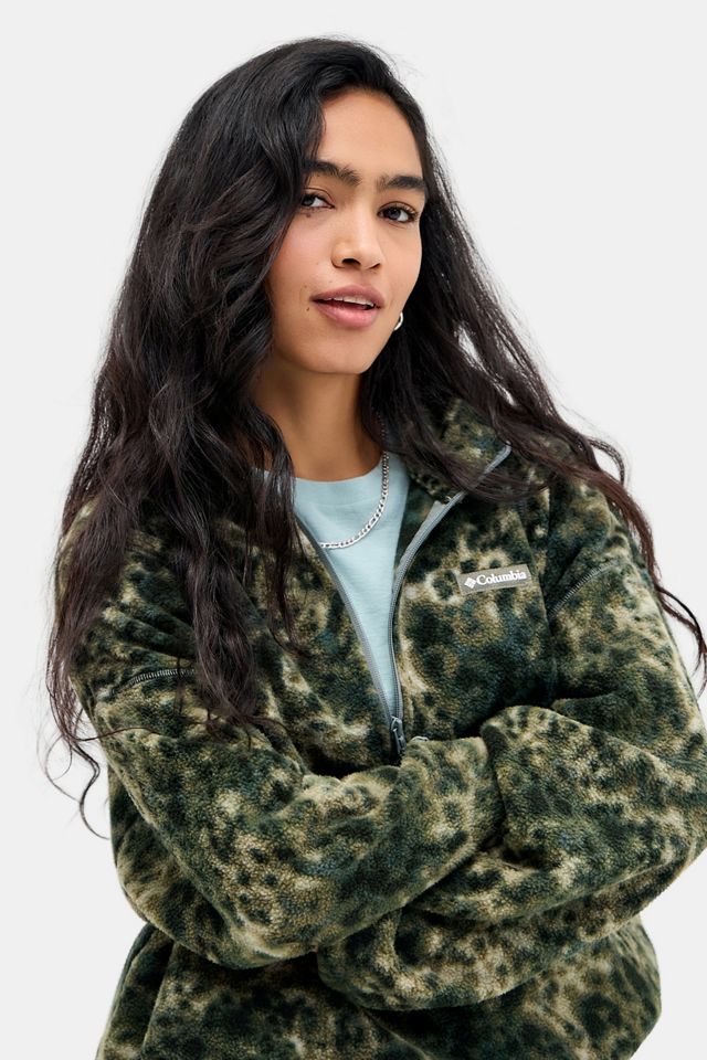 Columbia Camo Blur Half-Zip Fleece #1