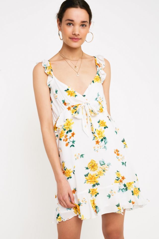 MINKPINK Lemon Bloom Mini Dress Urban Outfitters UK