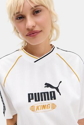 PUMA King White Relaxed Football Jersey
