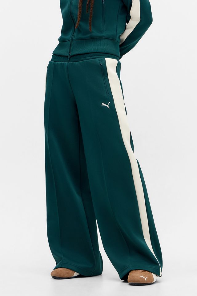 PUMA Green Low Rise Track Pants #1