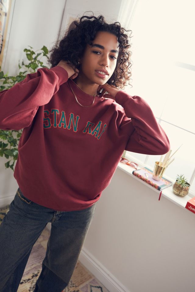 Stan Ray Red College Graphic Sweatshirt