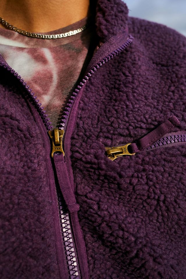 Stan Ray – Jack aus langfasrigem Fleece in Lila #1
