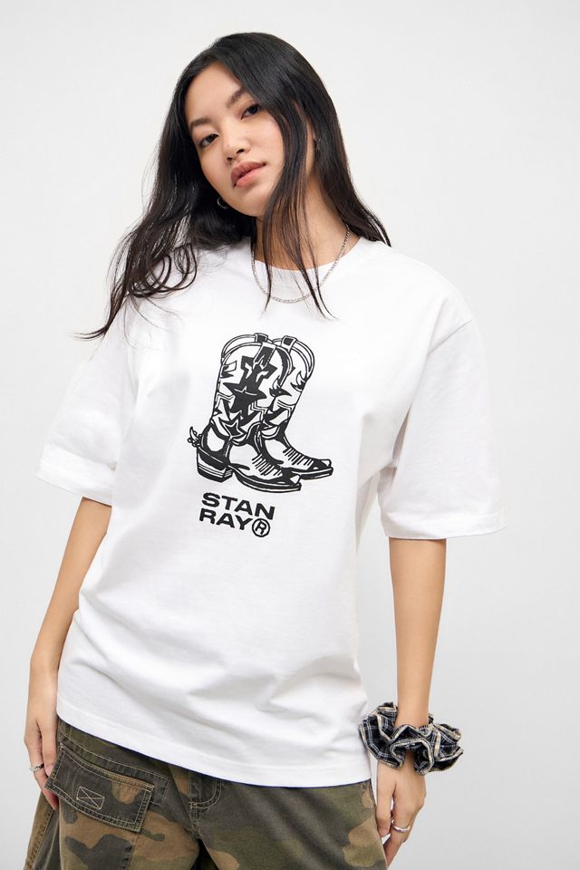 Stan Ray White Boots T-Shirt #1