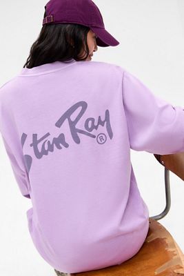 T-shirt manches longues Stan Ray lavé lavande