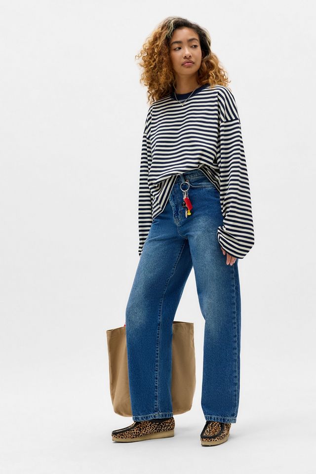 Stan Ray Blue Stone Wash Wide 5 Jeans #1