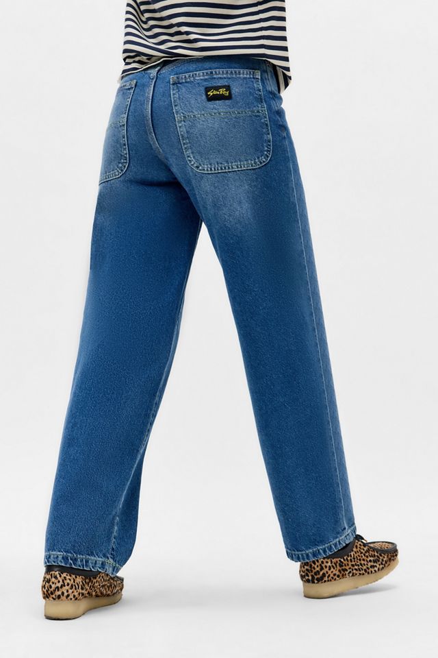 Stan Ray Blue Stone Wash Wide 5 Jeans #2