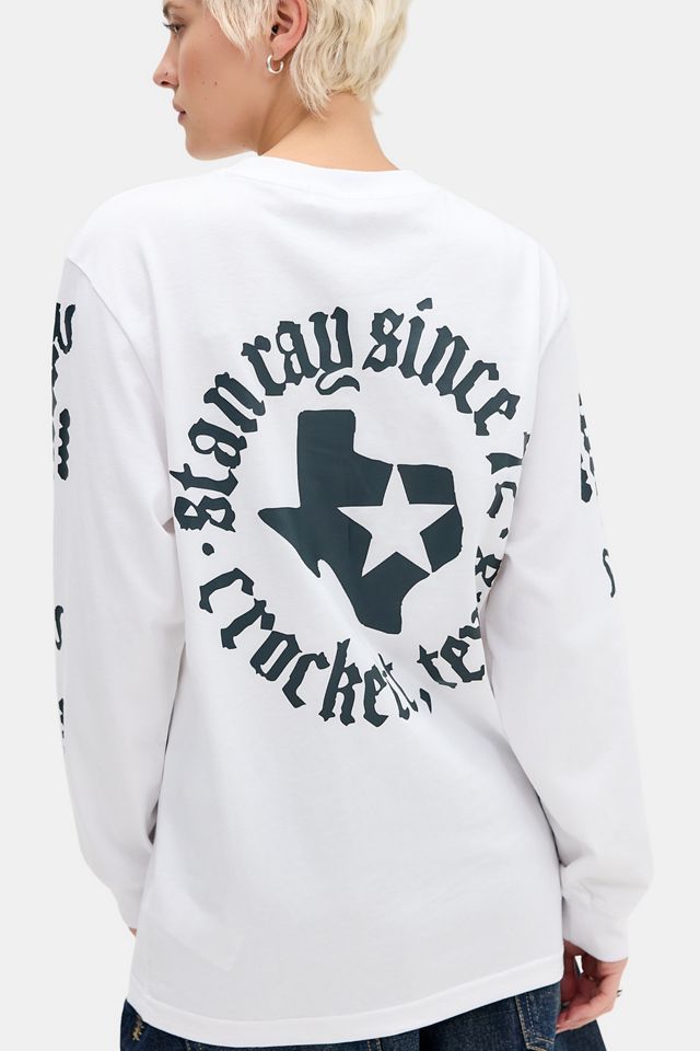 Stan Ray Weißes Texas State Langarm-T-Shirt #3