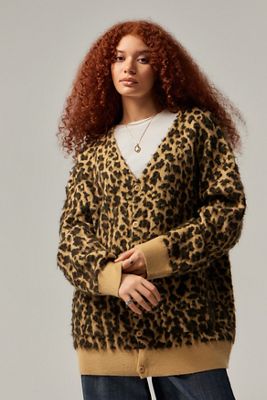 Stan Ray Leopard Knitted Cardigan
