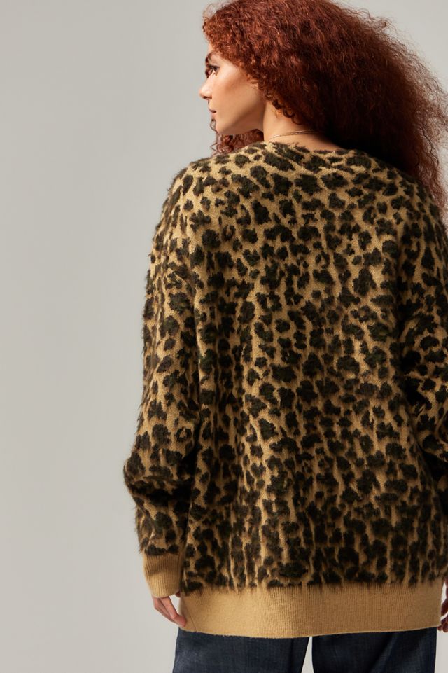 Cardigan Lavorato a Maglia Leopardato Stan Ray #3