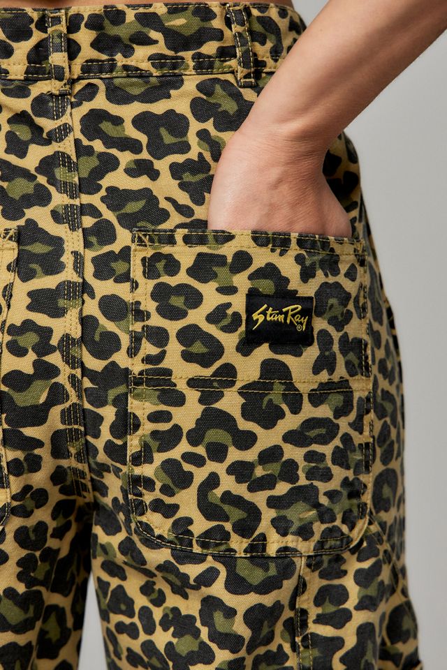Stan Ray Leopard Print Big Job Painter Pants #1