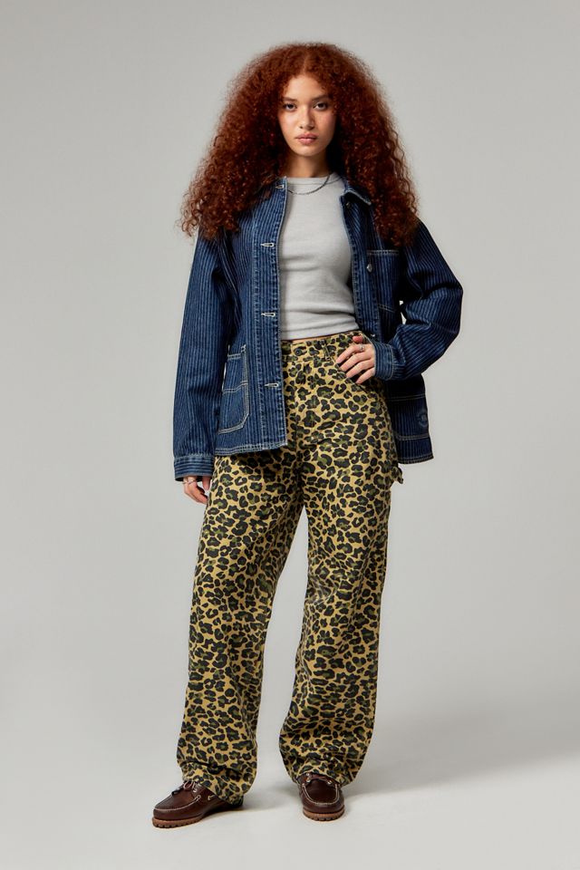 Stan Ray Leopard Print Big Job Painter Pants #2