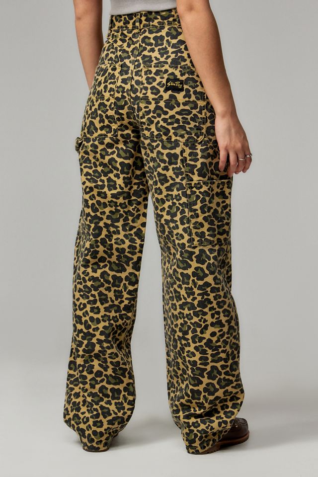 Stan Ray Leopard Print Big Job Painter Pants #3