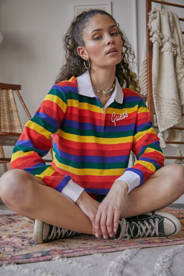 Guess rainbow clearance shirt