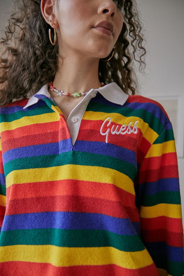 GUESS X FriendsWithYou Polo Arcobaleno #2