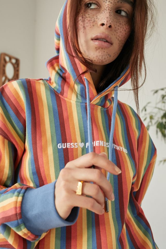 Guess hotsell multicolor hoodie