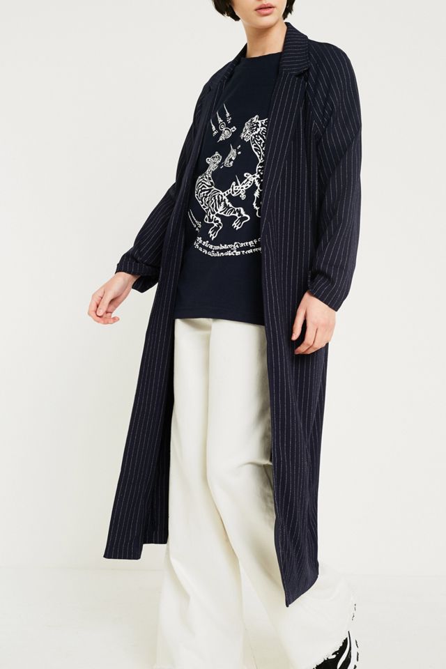 Angel Chen Tiger Print Navy Relaxed T-Shirt #1