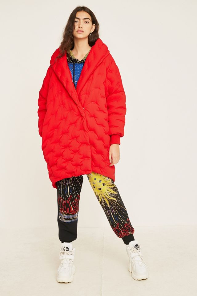 Angel Chen Red Cocoon Down Coat