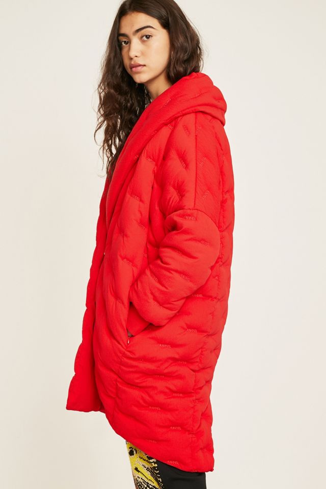Angel Chen Red Cocoon Down Coat #1