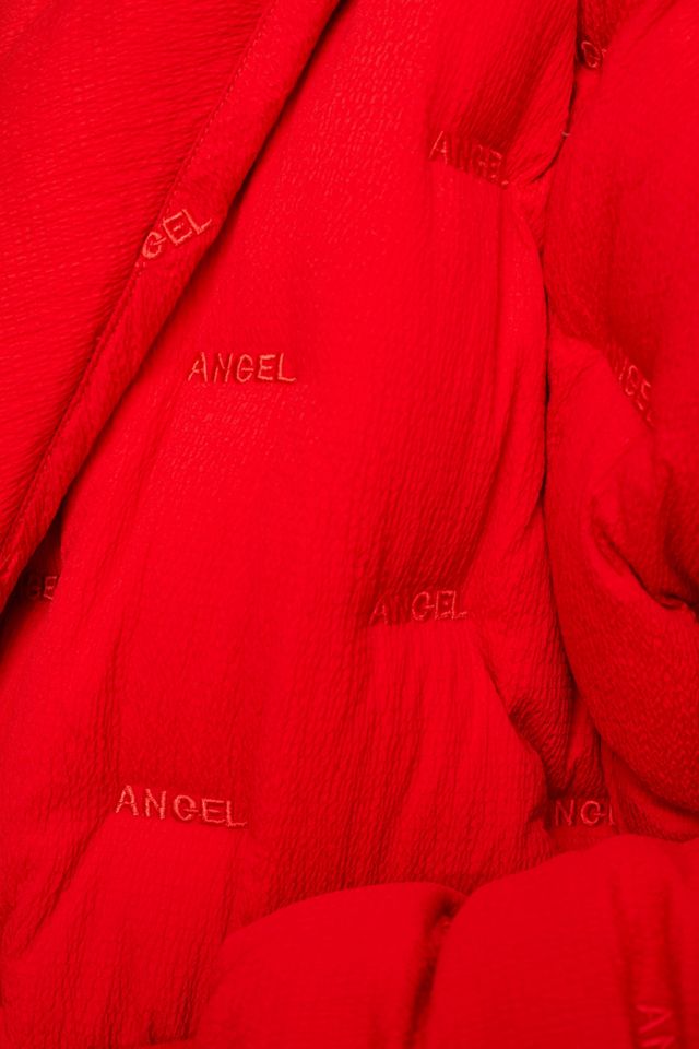 Angel Chen Red Cocoon Down Coat #5