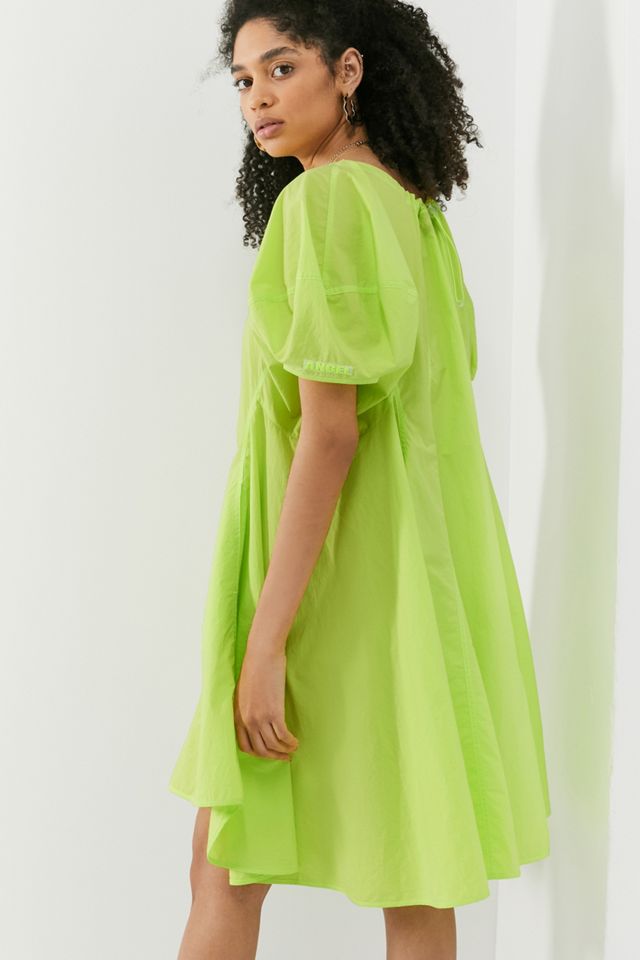 Angel Chen Lime Puff Sleeve Mini Dress #3