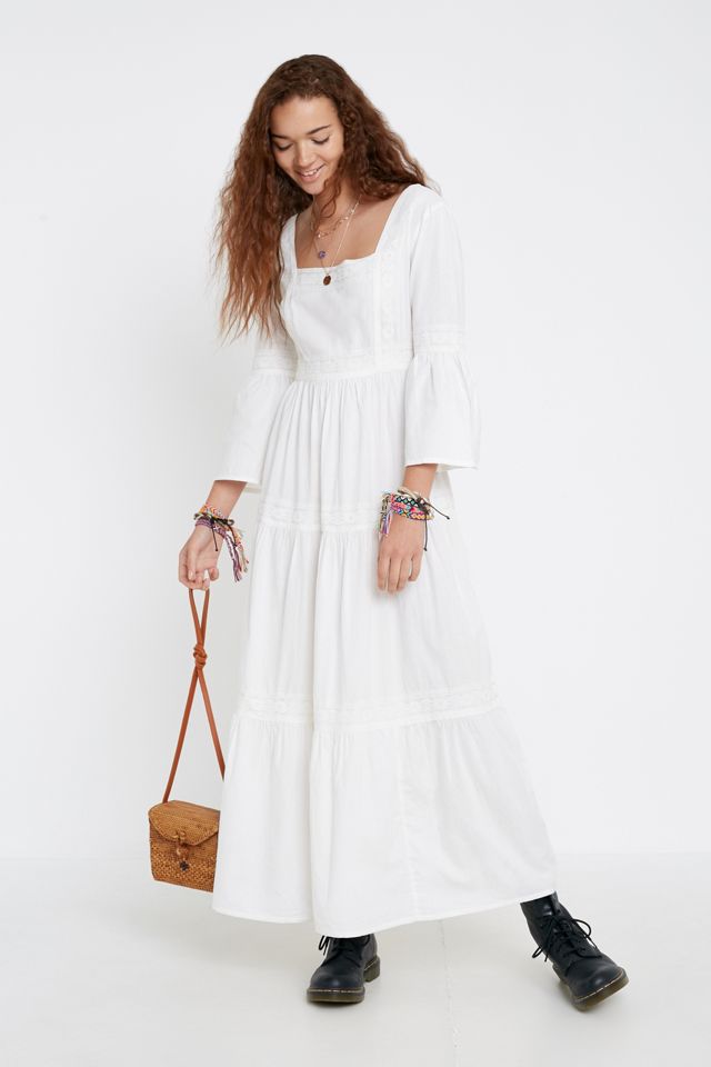 Laura Ashley UO Exclusive Bella Lace Trim Maxi Dress #5