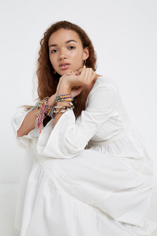 Laura Ashley UO Exclusive Bella Lace Trim Maxi Dress #6