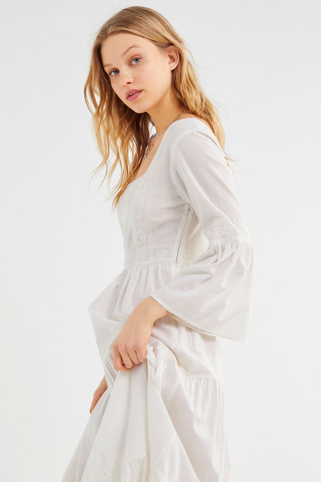 Laura Ashley UO Exclusive Bella Lace Trim Maxi Dress #3