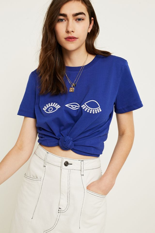 Gestuz Evil Eye Blue T-Shirt #1