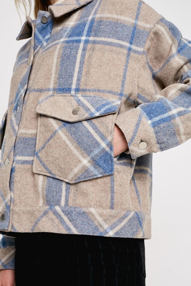 Gestuz Havana Checked Jacket #1