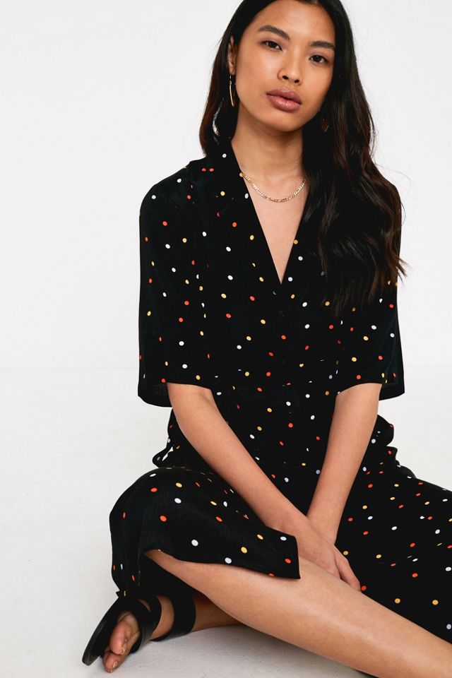 Gestuz - Robe midi boutonnée à pois #3