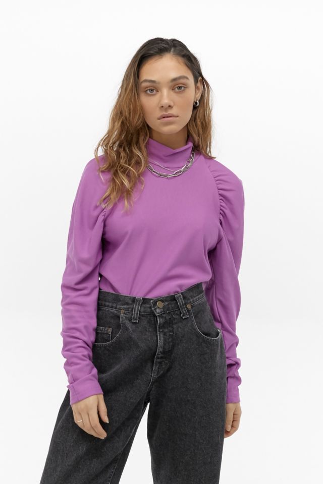 Gestuz Rifa Polo Neck Top | Urban Outfitters UK