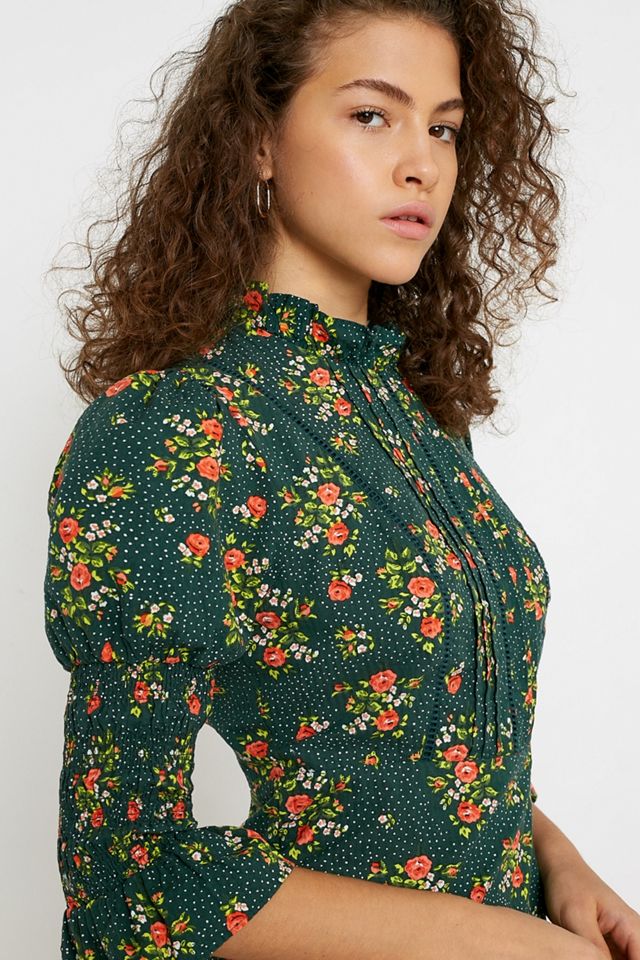 Laura Ashley UO Exclusive Maisy Mock Neck Mini Dress #3
