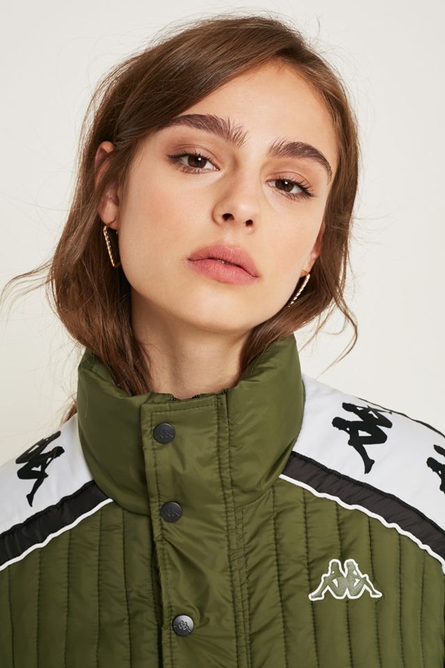 Kappa Banda Khaki Puffer Jacket #1
