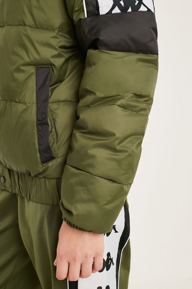Kappa Banda Khaki Puffer Jacket #2