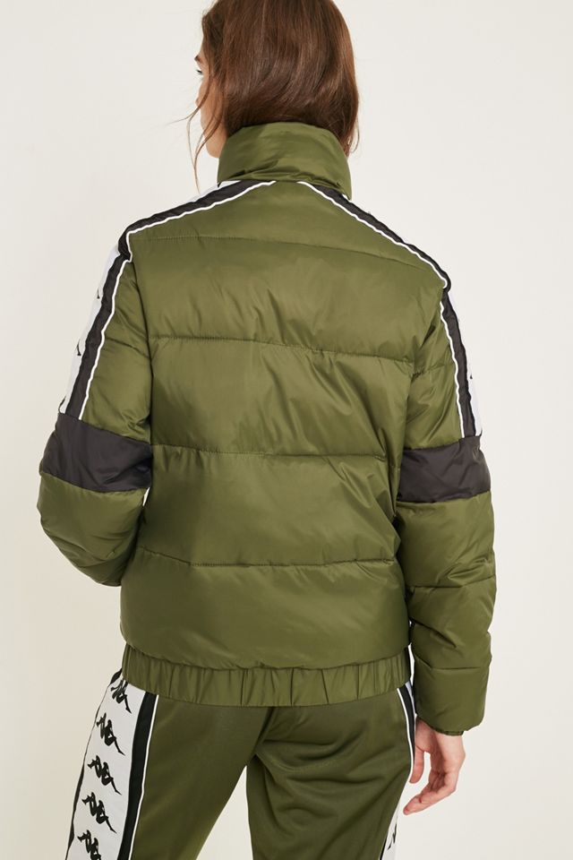 Kappa Banda Khaki Puffer Jacket #3