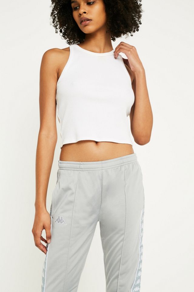 Kappa Astoria Grey Wide-Leg Track Pants #4