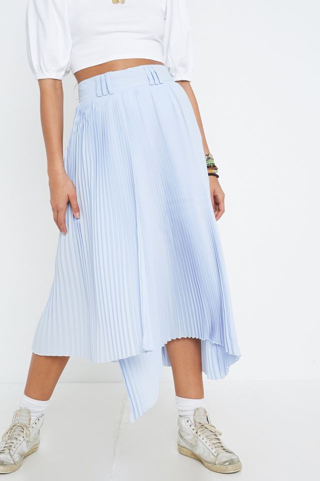 House Of Sunny Layered Pleat Midi Skirt #1