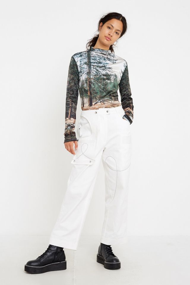 House Of Sunny Pantaloni Cargo Bianchi #1