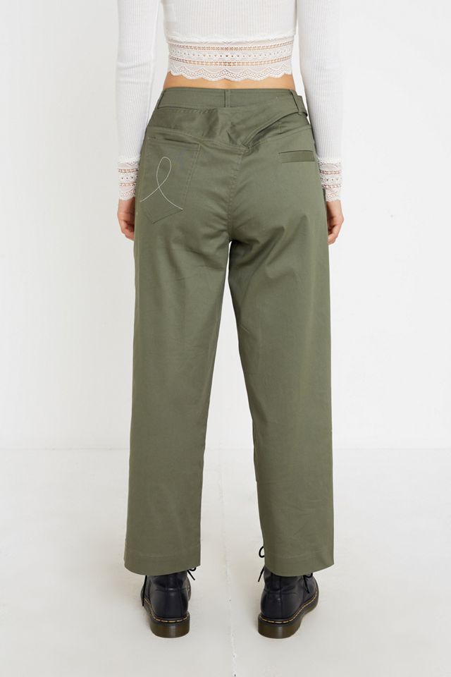 House Of Sunny - Pantalon cargo kaki  #2
