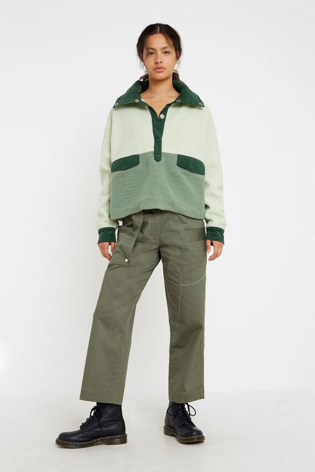House Of Sunny Teddy Fleece Pullover Jacket #1