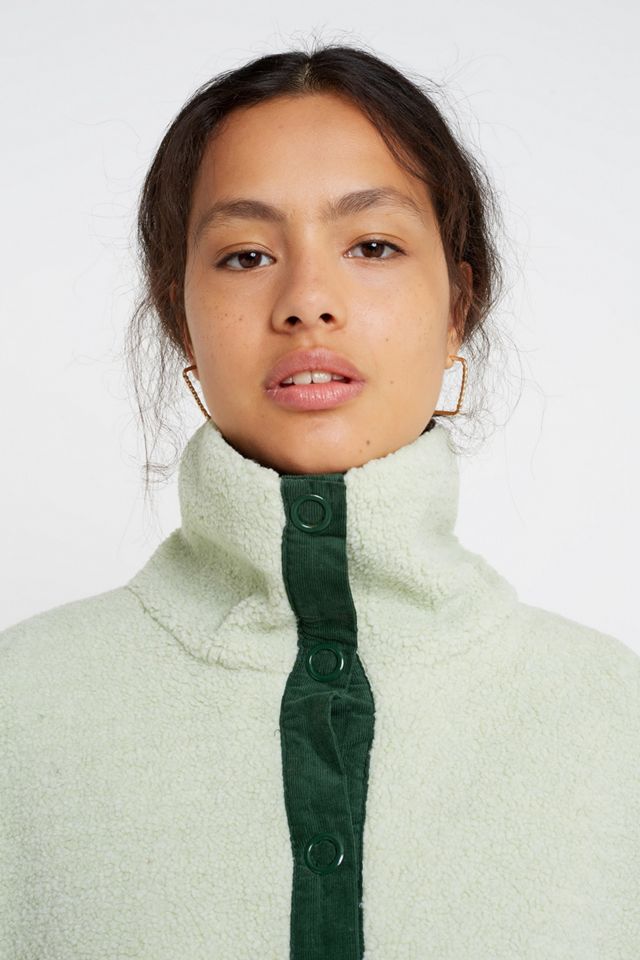 House Of Sunny Teddy Fleece Pullover Jacket #2