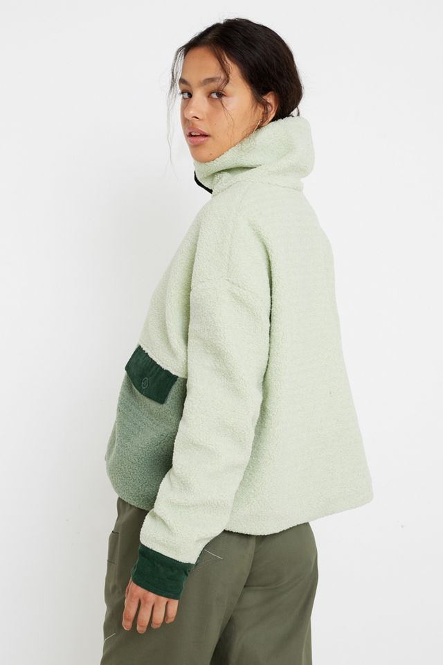 House Of Sunny Teddy Fleece Pullover Jacket #3