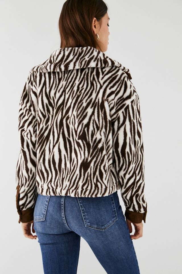 House Of Sunny Teddy Pullover Jacket #3