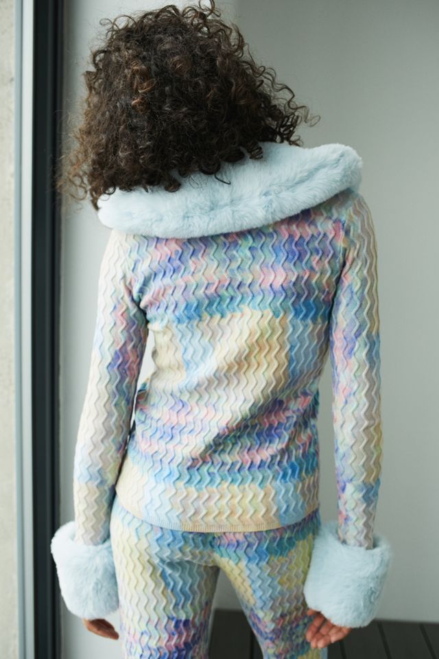 Cardigan Peggy Bleu Reflections House Of Sunny #2