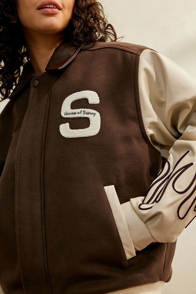 House Of Sunny Brown Free Fallin' Bomber Jacket #3