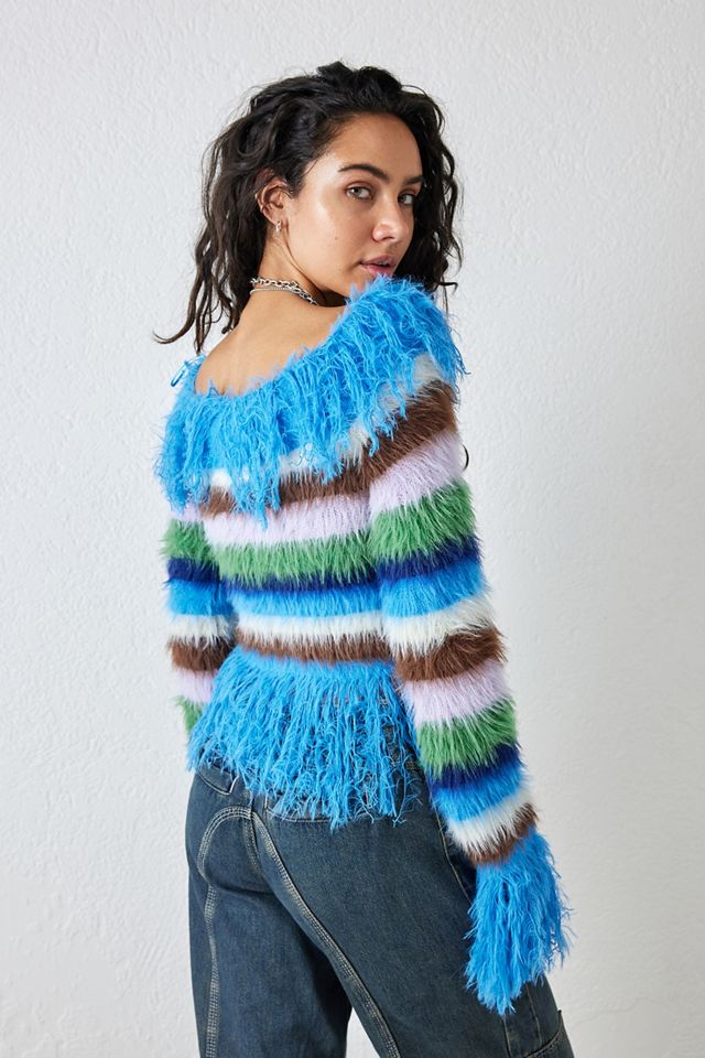 House Of Sunny Cardigan in maglia di piume finte Vivienne #3