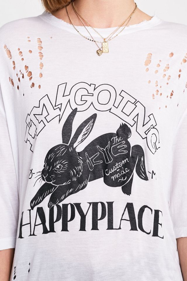 KYE Rabbit Print T-Shirt | Urban Outfitters UK